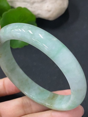 F35115895 Jadeite Round Bracelet Total Weight Approx. 48.2g Size 56.1