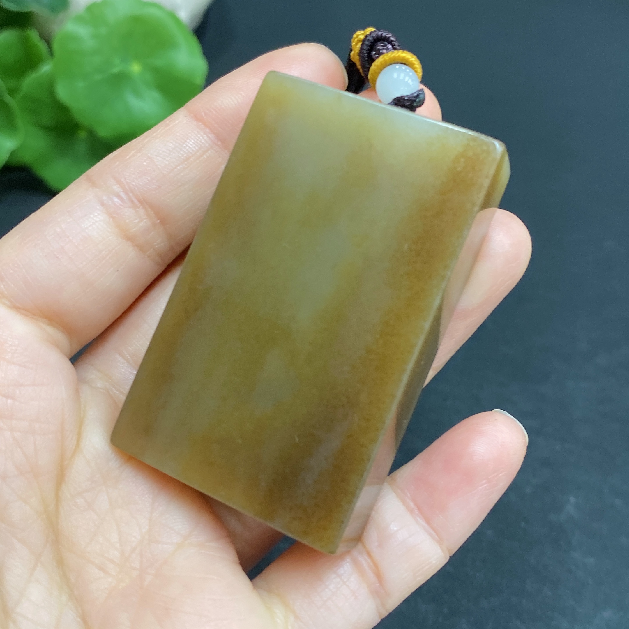 H30467547 Hetian Jade Pendant Plain Pendant