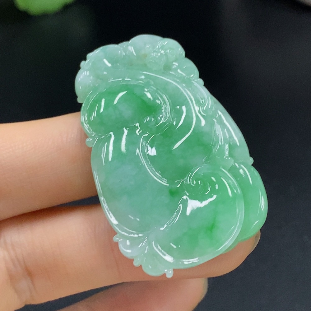 F29335291 Jadeite Pendant Total Weight Approx. 9.77g