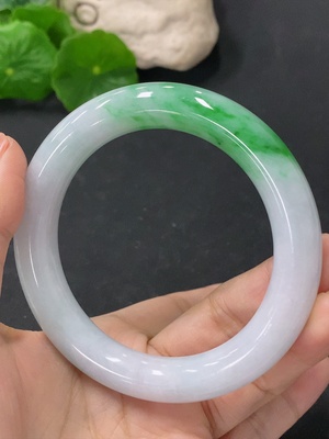 F35088585 Jadeite Round Bangle Size 56.5mm Total Weight Approx. 70.58g