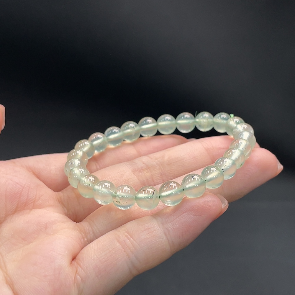 C16708106 Prehnite Bead Strand approx.13.99g 7.3mm