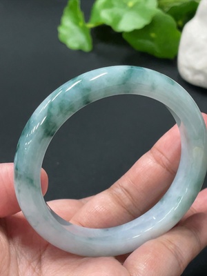F33909427 Jadeite round bracelet Total weight about 49g 53.7qk1