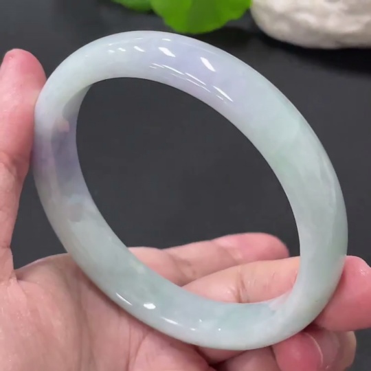 F33876063 Jadeite Round Bracelet Size 58mm Total Weight Approx. 47.94g With Break