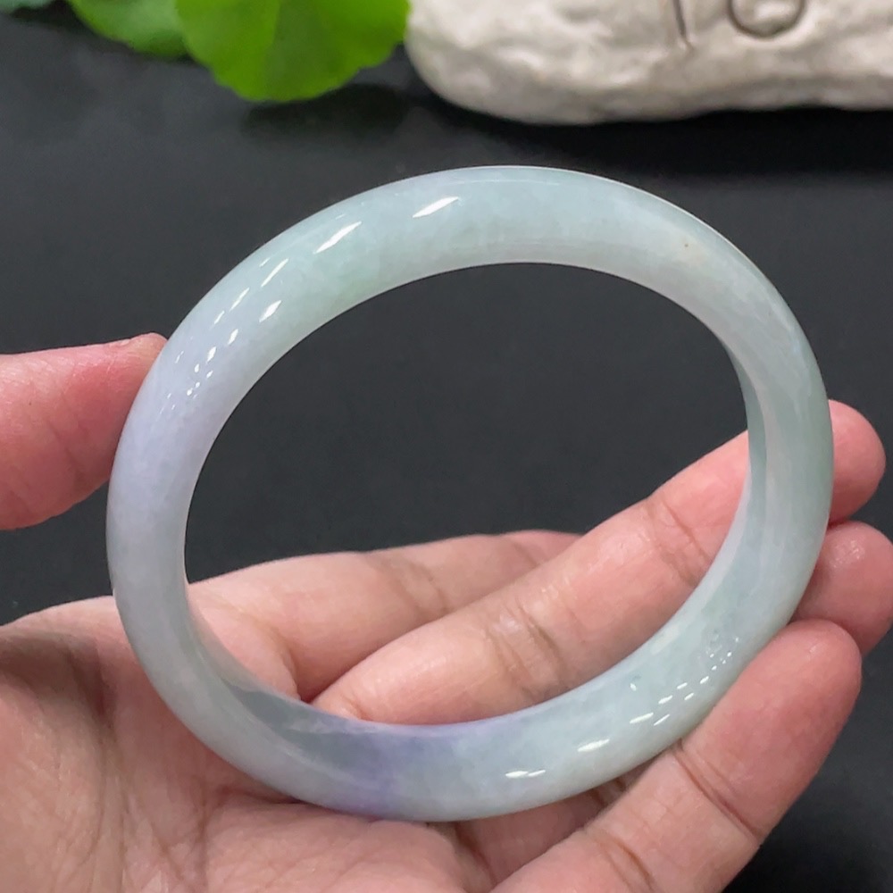 F33876063 Jadeite Round Bracelet Size 58mm Total Weight Approx. 47.94g With Break