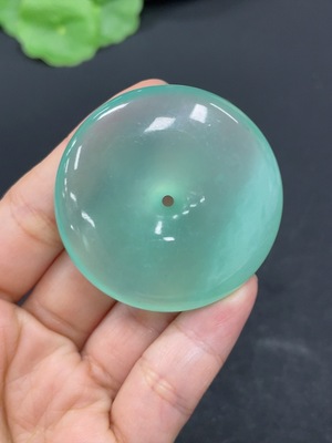 H42953634 岫玉(蛇纹石玉)挂件 平安扣 货品总重约33g
