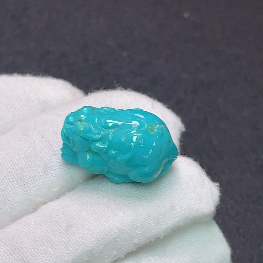 C34989654 Turquoise Jewelry, Color Origin Undetermined, Total Weight Approximately 4.77g