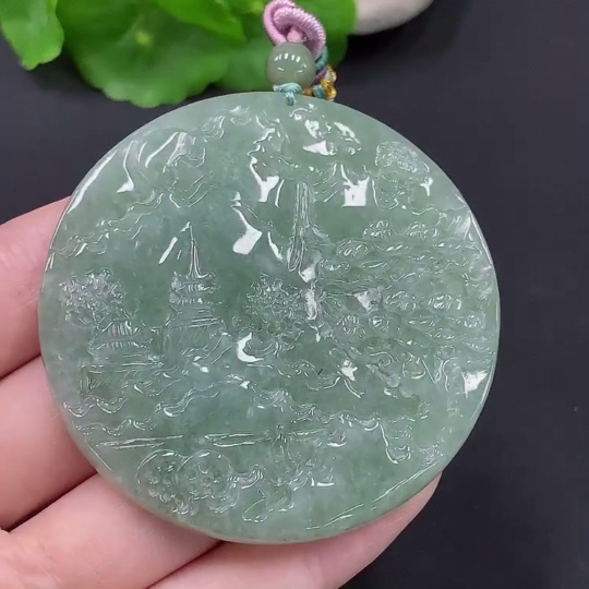F28296557 JadeiteLandscape Pendant