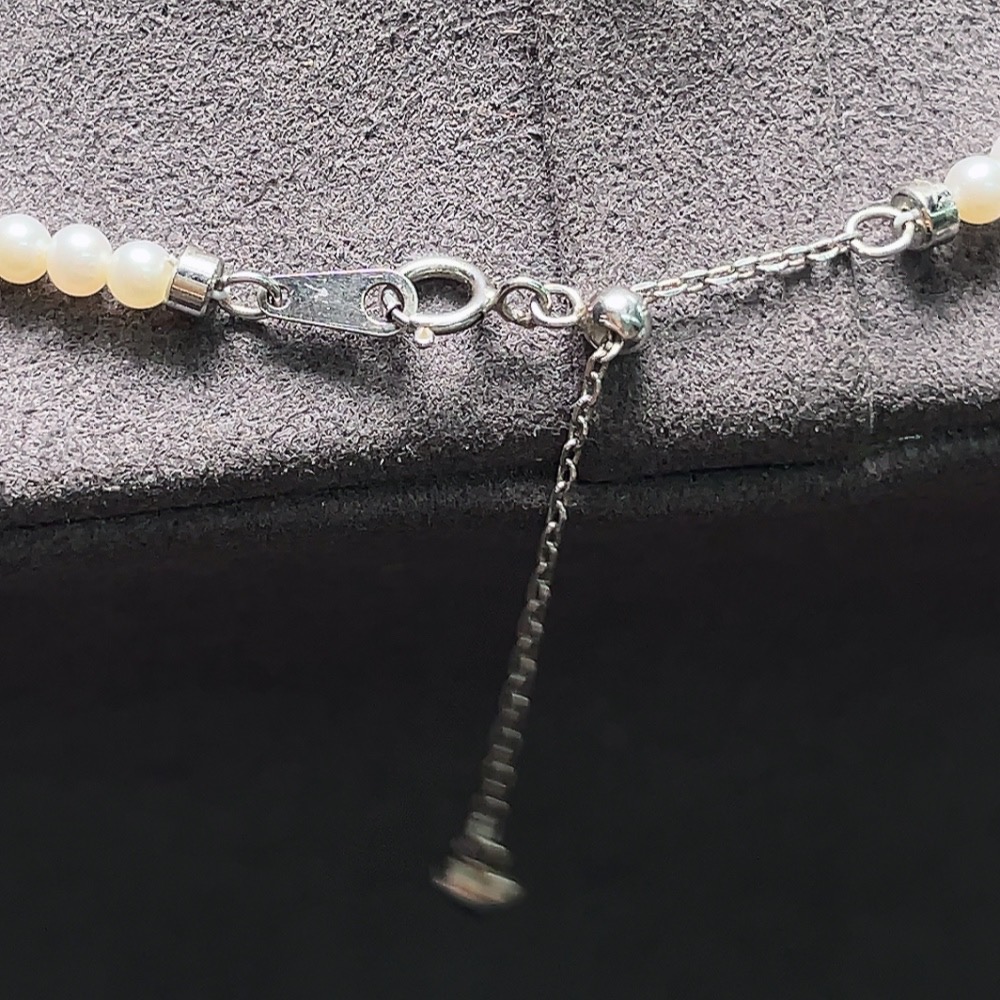 C33937075 Pearl Necklace Non-Gold Total Weight Approx.5.9g Size 3mm