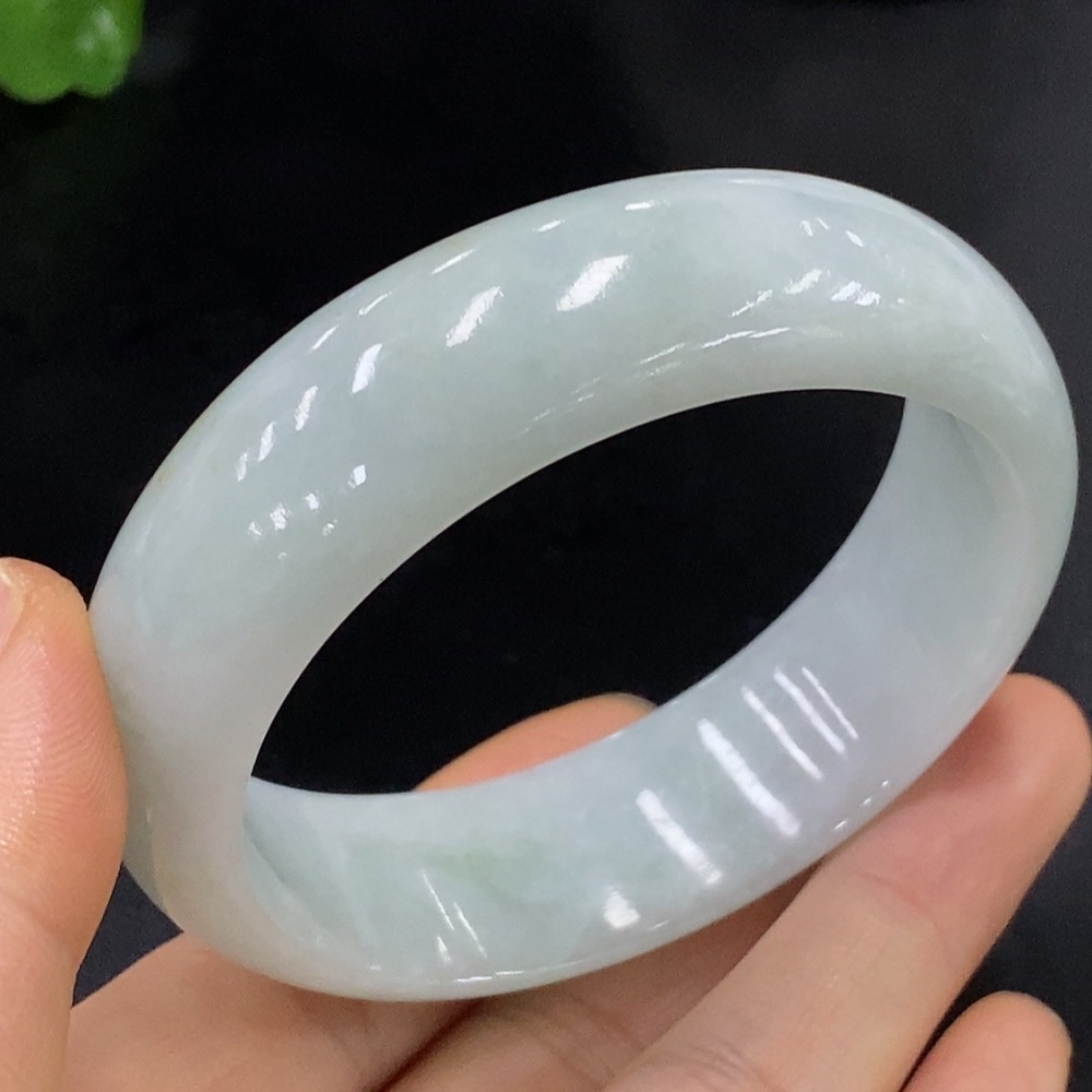 F28206348 Jadeite Round Bracelet Size 55.7 Total Weight Approx. 68.33g