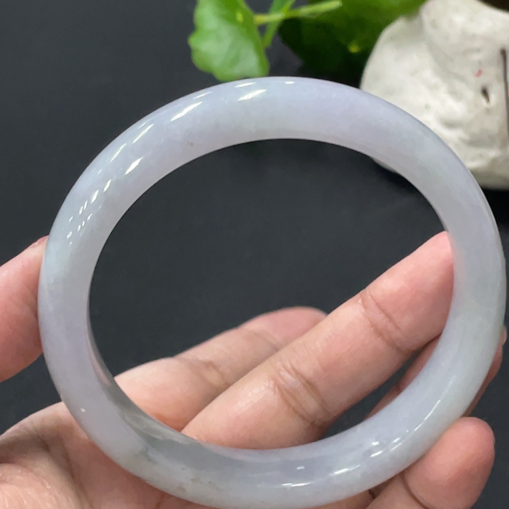 F34019669 Jadeite Round Bracelet, Total Weight Approx. 66.67g, Size 63