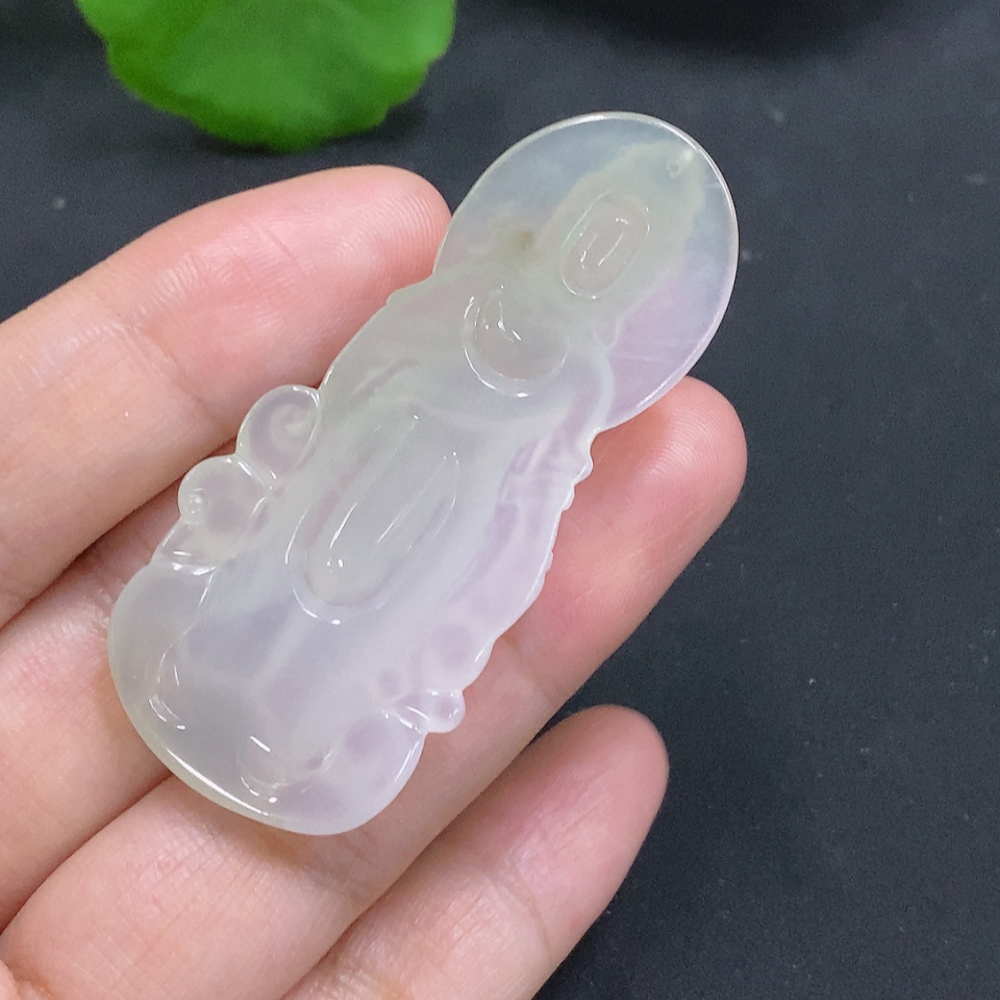 F31622082 Jadeite Guanyin Pendant, Total Weight Approx. 11g