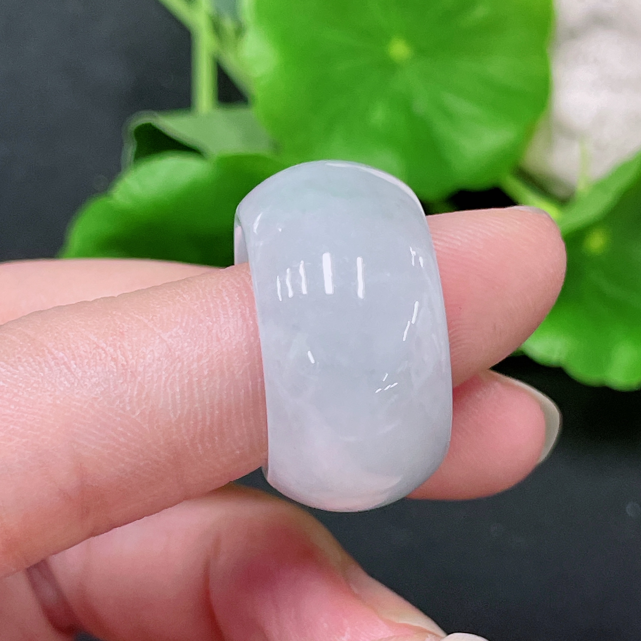 F34957849 Jadeite Thumb Ring Total Weight Approx.9.48g Size 13