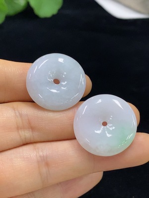 F33928374 Jadeite Pendants Sell as a Lot