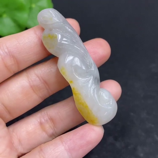H32814150 Hetian Jade Pendant Ruyi Total Weight Approx. 16.5g Undetermined Skin Color Origin