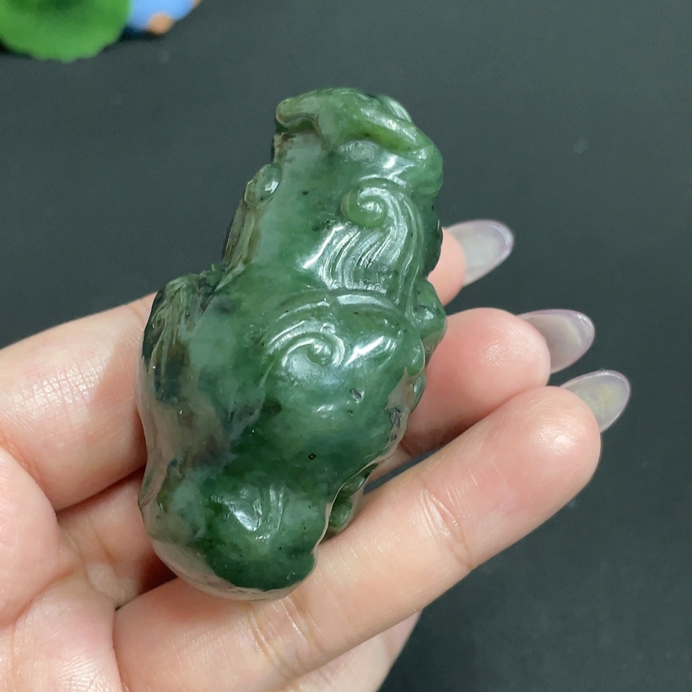 H33901472 Hetian Jade Pendant Antique Style Total Weight Approx. 95.3g