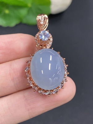 F41933892 翡翠蛋面 非金 货品总重量约14.1克