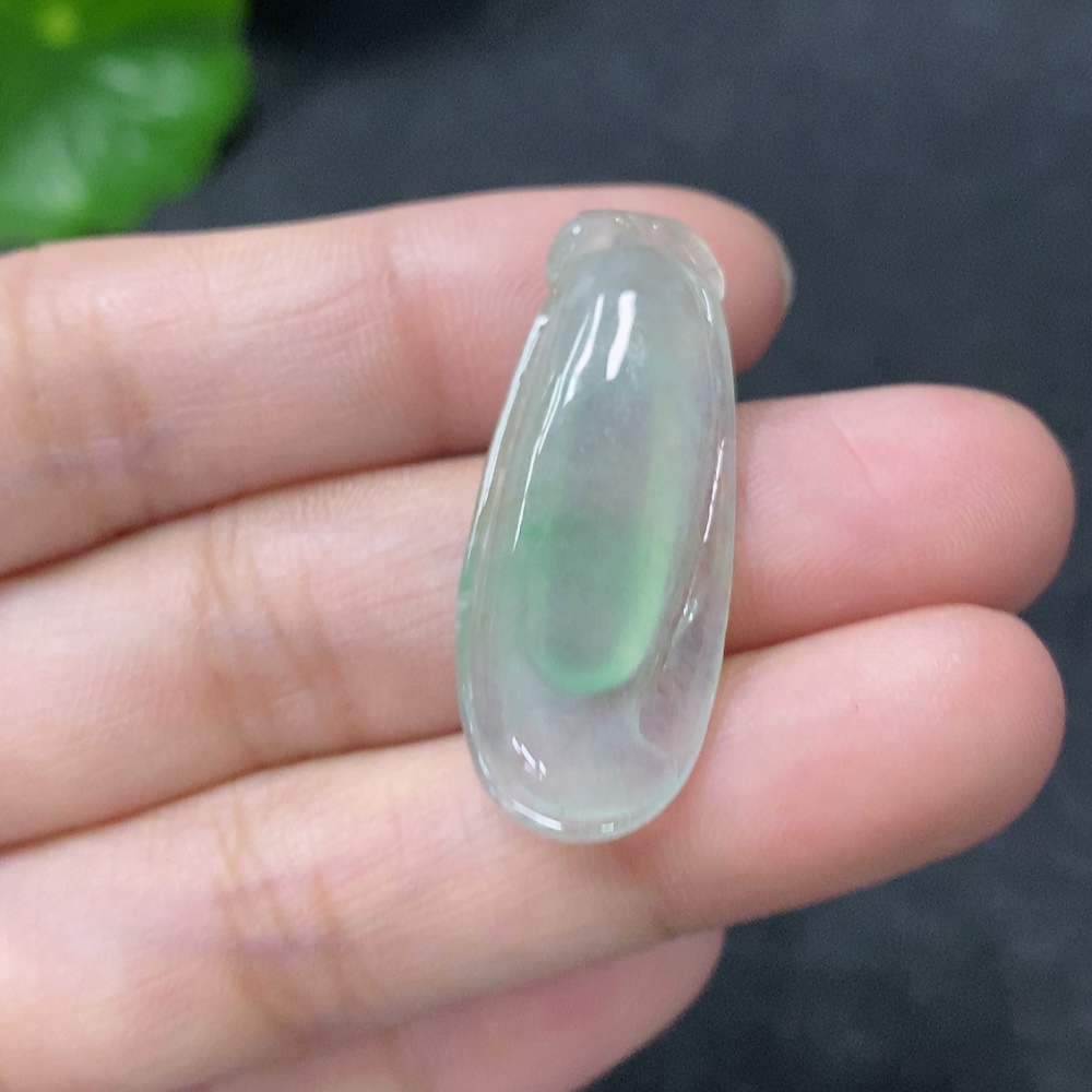 F33887466 Jadeite Pendant Fu Gua Total Weight Approx. 3.25g