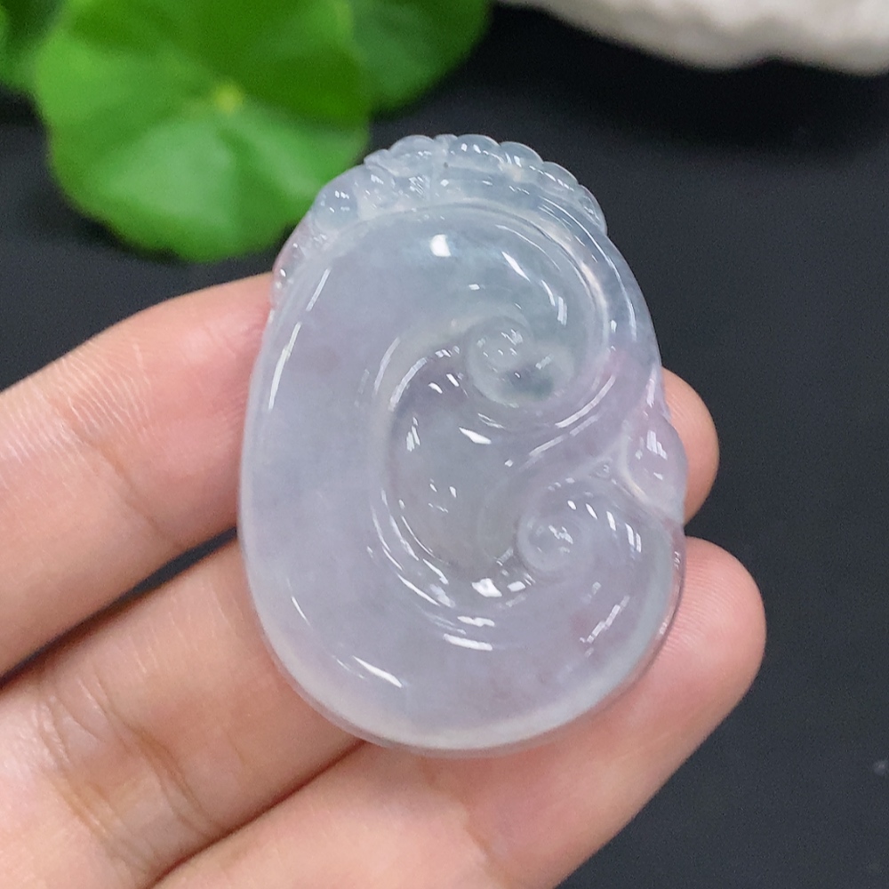 F31647970 Jadeite Ruyi Pendant, Total Weight Approx. 12.8g