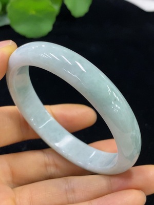 F34044127 Jadeite Round Bangle Size 56.6 Total Weight Approx. 43.06g