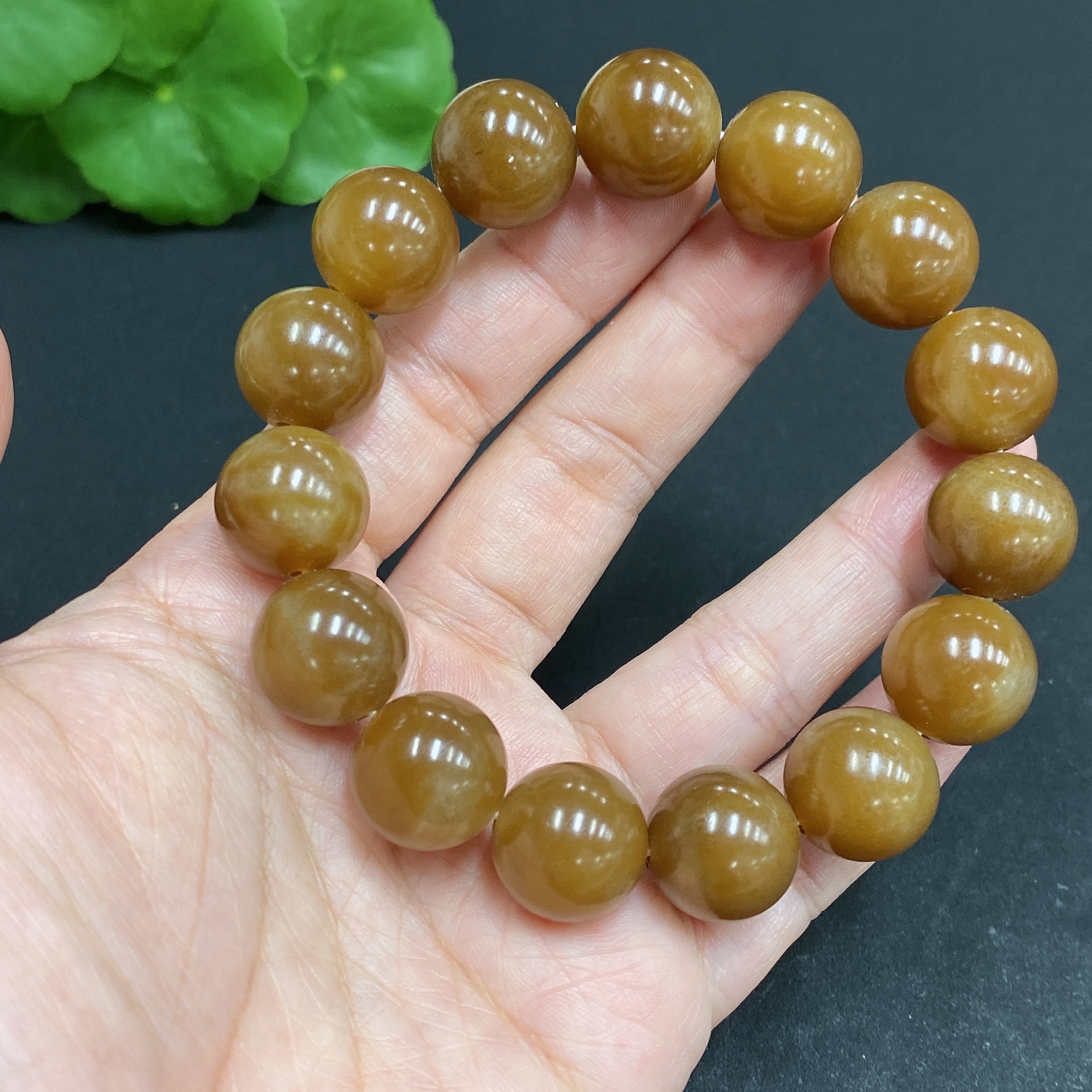 H34970537 Hetian Jade Bracelet, about 13.8mm, total weight about 64g