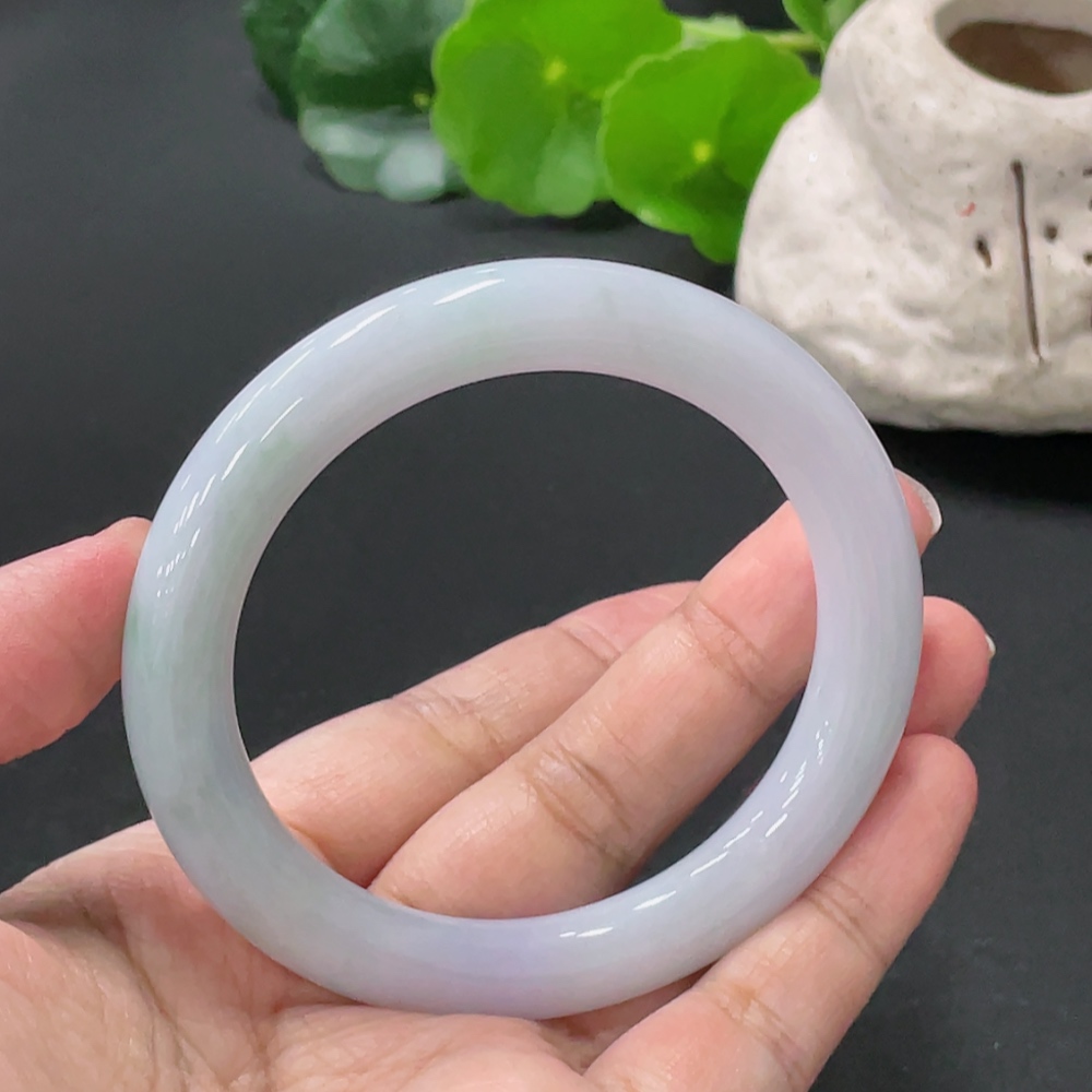 F33935756 Jadeite Round Bangle Total Weight About52g Streetsize55.9