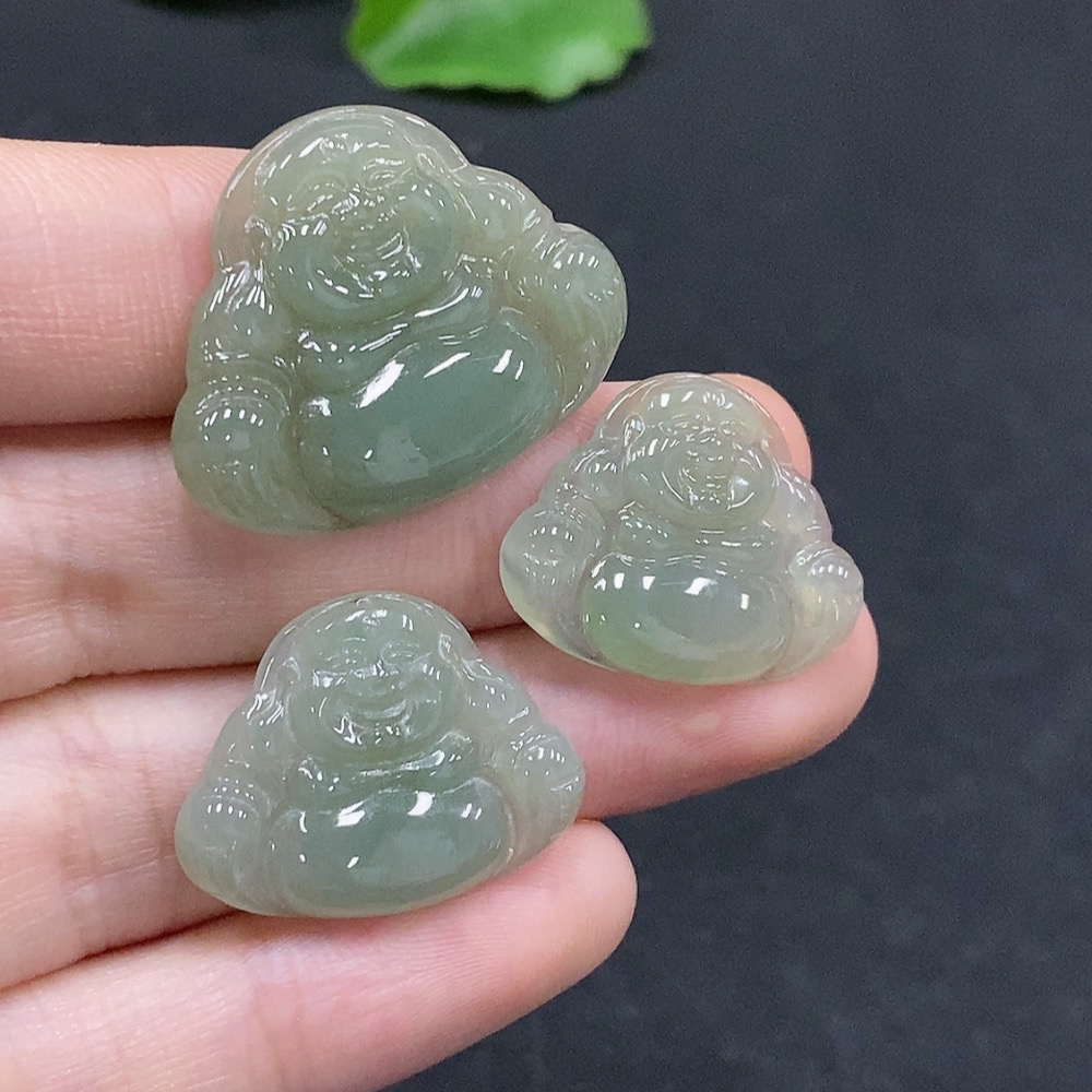 F33895358 Jadeite Buddha Inlaid Piece Sell as a Lot