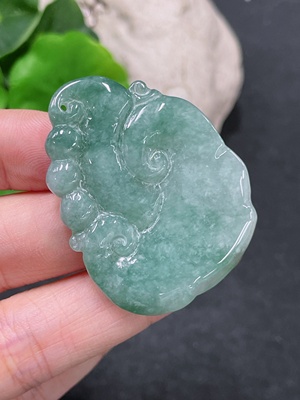 F33864703 Jadeite Pendant Ruyi Total Weight Approx. 13.35g