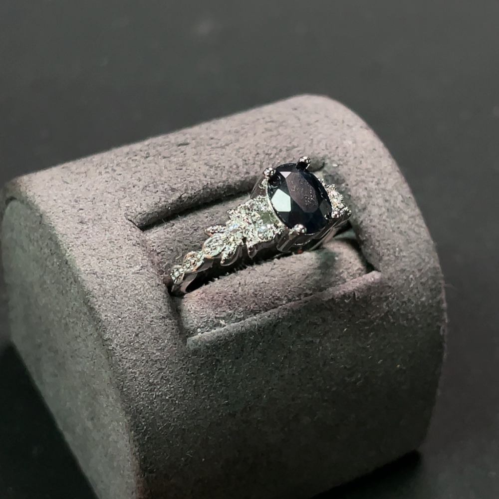 C23613247 Sapphire Ring Total Weight Approx. 2.71g Non-Gold Setting