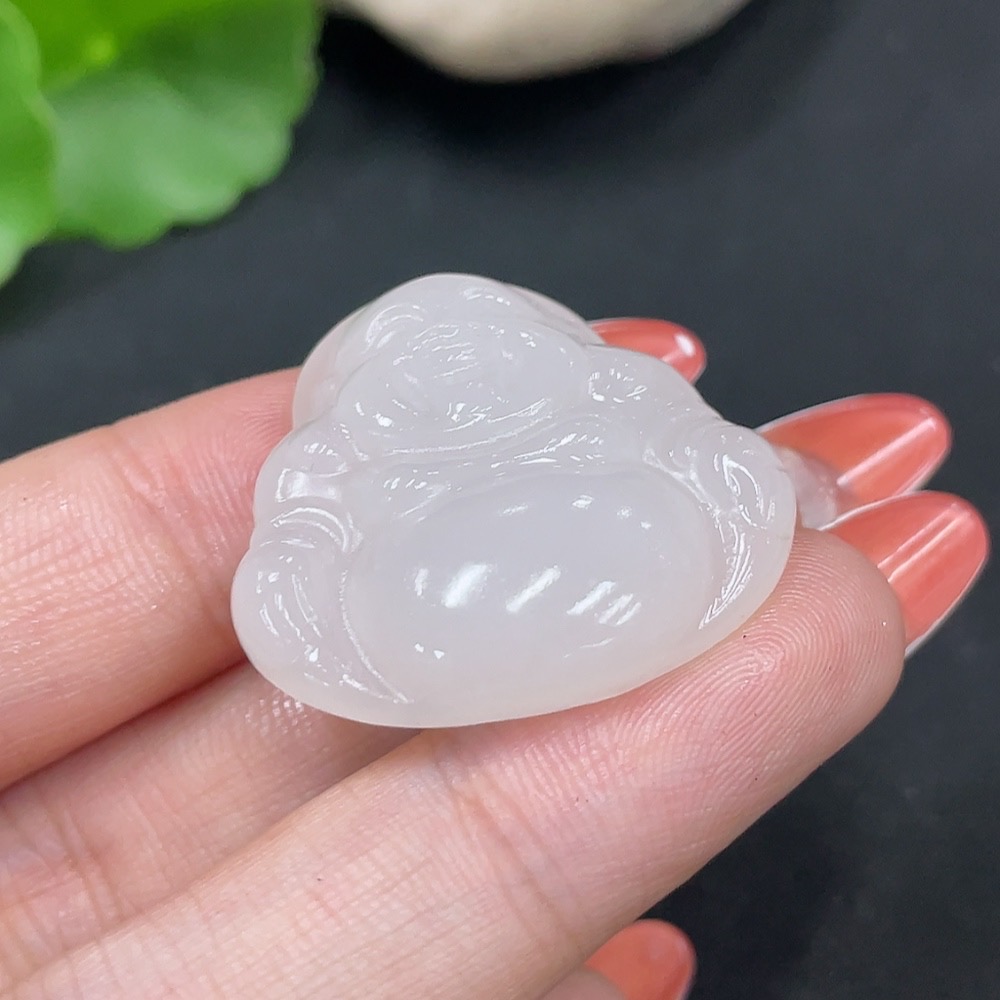 H34027046 Hetian Jade Pendant - Buddha Figure, Total Weight Approx. 8.7g