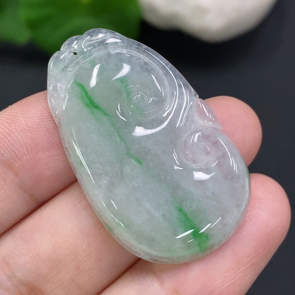 F33857916 JadeiteRuyi Pendant, Total Weight Approx. 6.3g