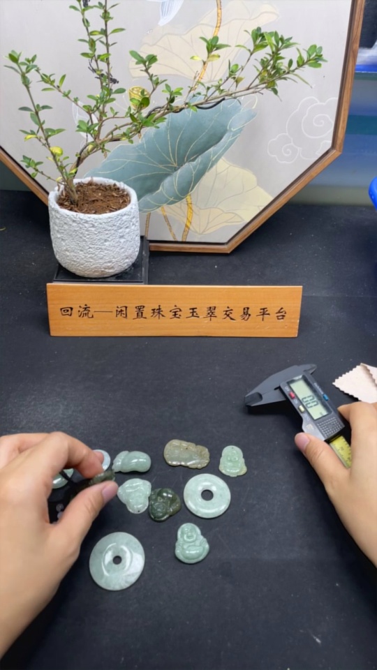 F33830405 Jadeite Pendants Sell as a Lot