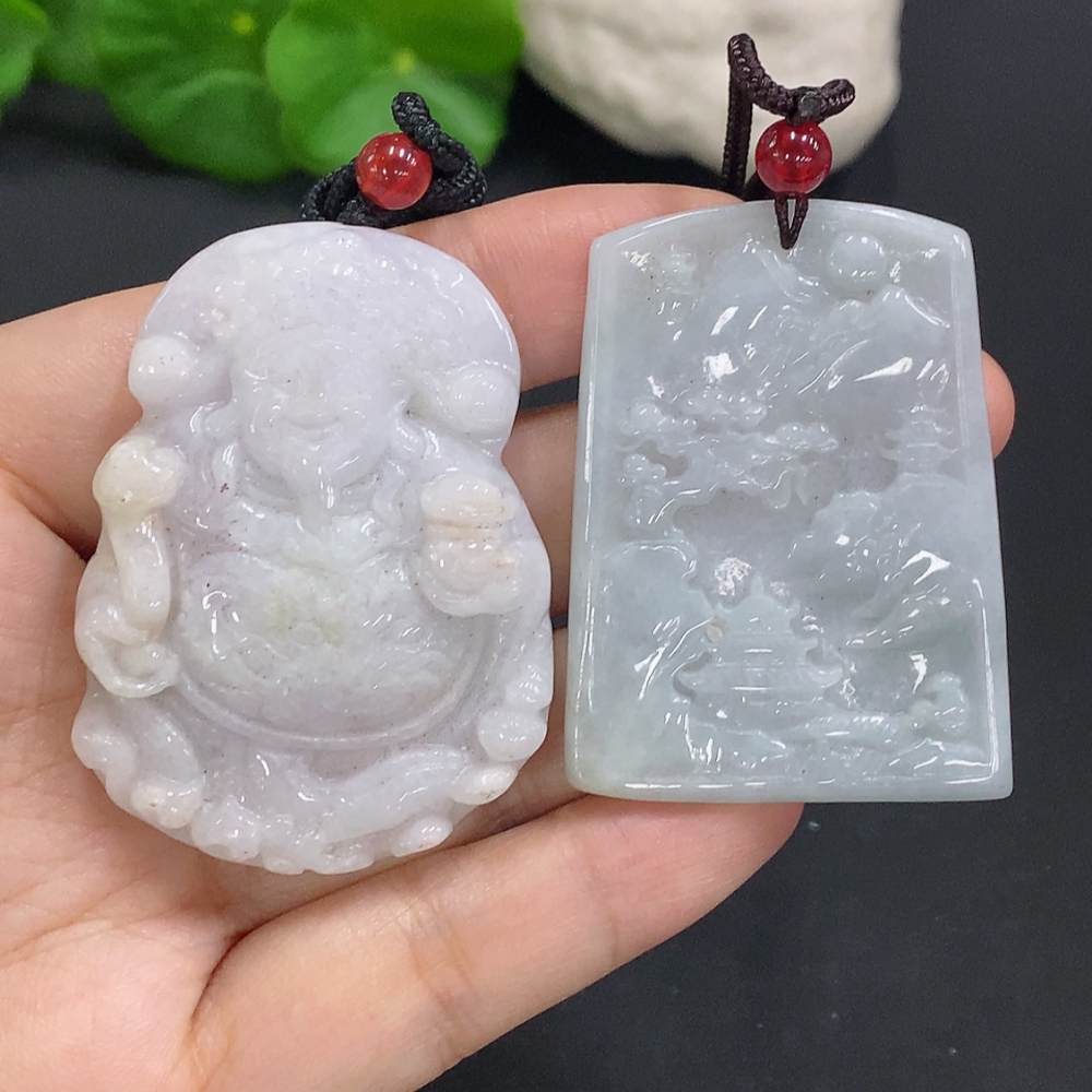 F29391891 Jadeite Pendant Sell as a Lot (Mounted Stone Non-A)