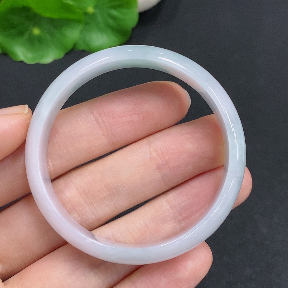 F33830711 Jadeite Round Bracelet Total Weight About 22g Size 46.6