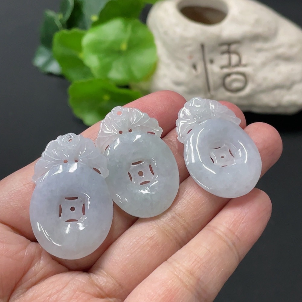 F35145523 Jadeite Pendant Antique Plaque Sell as a Lot