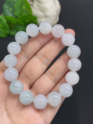 F34071083 Jadeite Bracelet Approx. 12.6mm Total Weight Approx. 57.09g