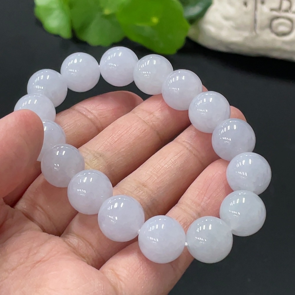 F31610760 Jadeite Bracelet Size 12.2mm Approx. Total Weight 49.55g