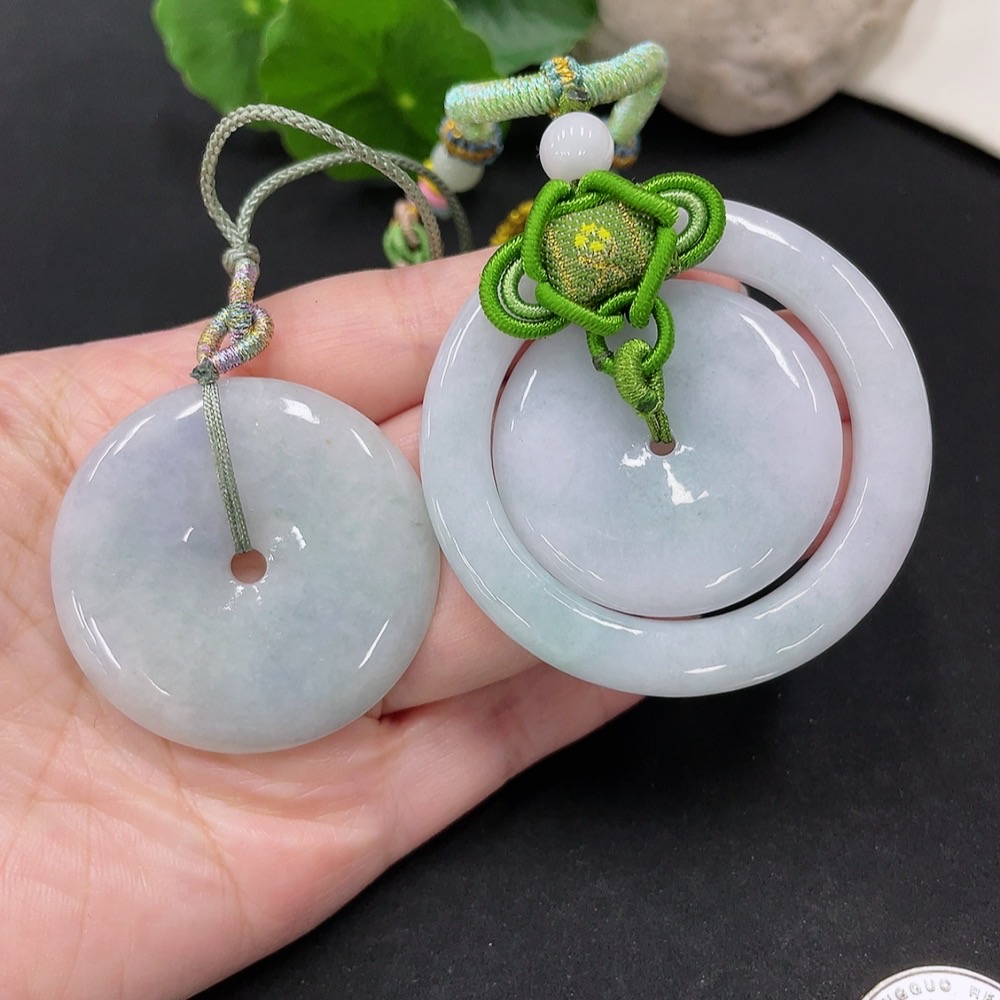 F31591953 Jadeite Pendants Sell as a Lot