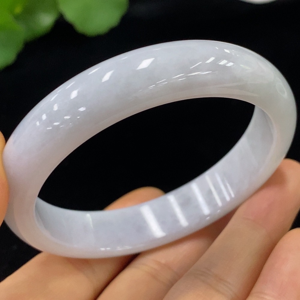 F34948239 Jadeite Round Bracelet Size 57.5 Total Weight Approx. 52.66g