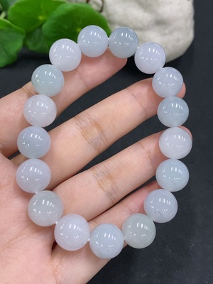 F34022340 Jadeite Bead Necklace Approx. 12mm Total Weight Approx. 54.4g