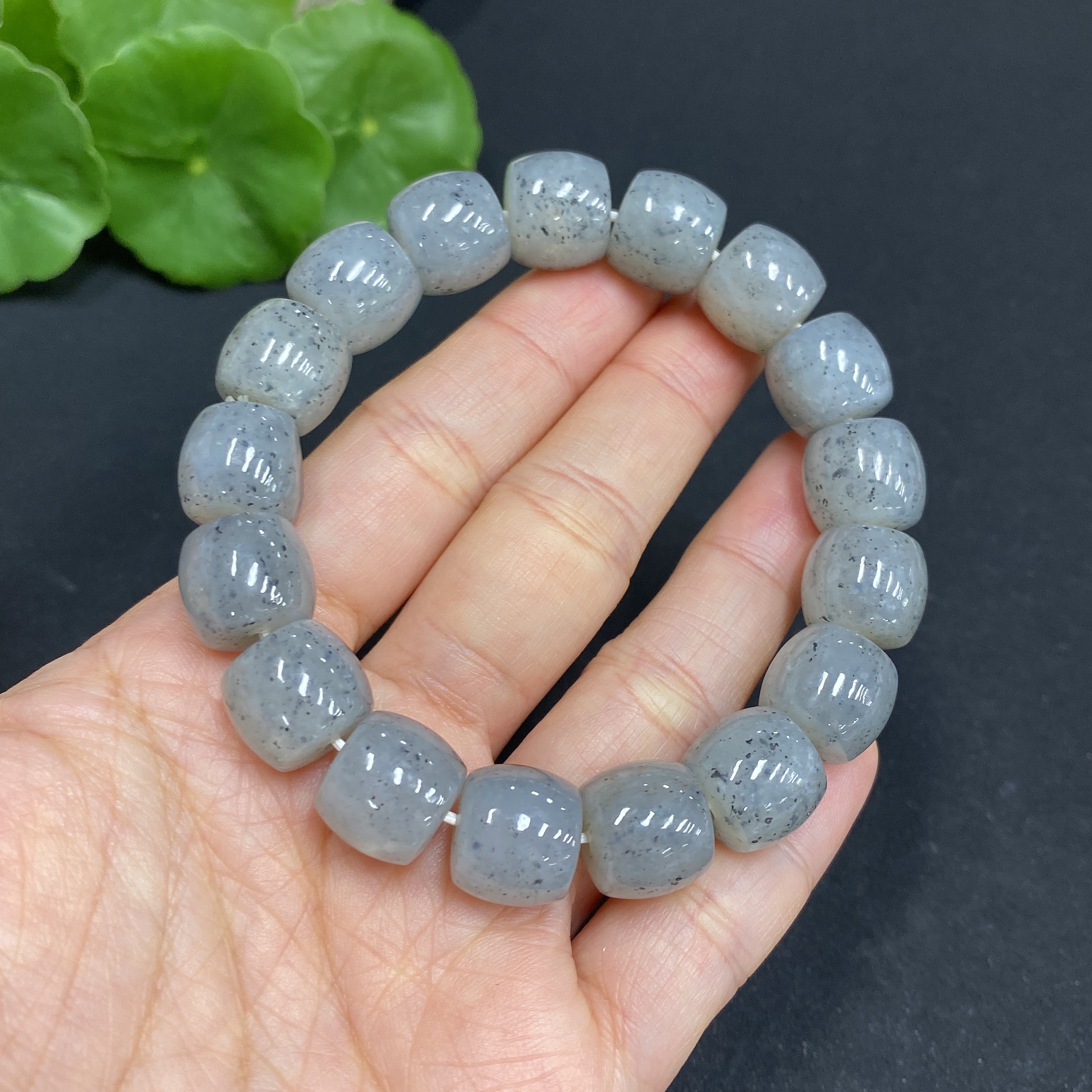 H31666989 Hetian Jade Bracelet, Approx. 11.8mm, Total Weight Approx. 52.5g