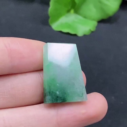 F31605149 Jadeite Inlaid Piece Total Weight Approx. 4.8g