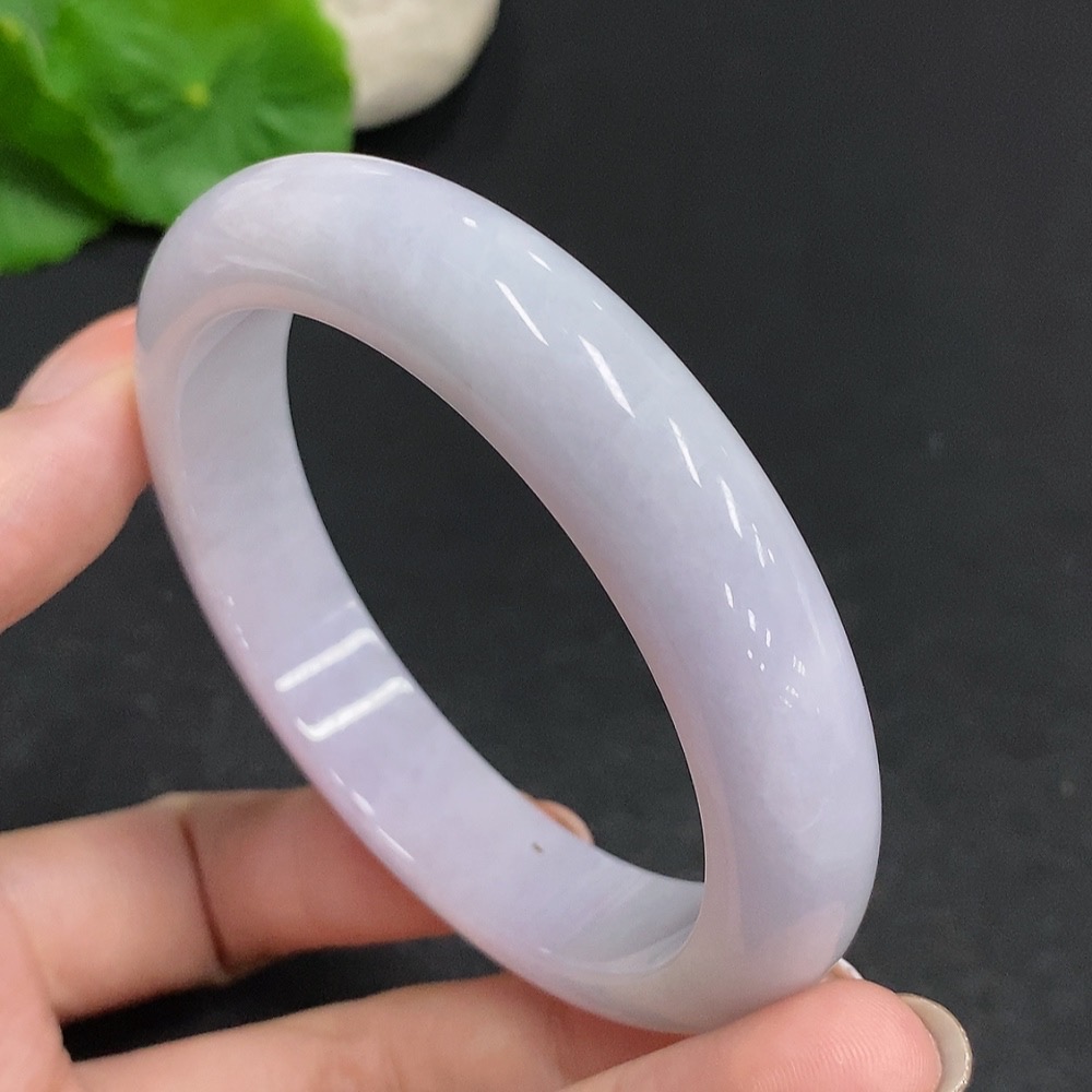 F34003077 Jadeite Round Bracelet, Total Weight Approx. 59.2g, Size 57