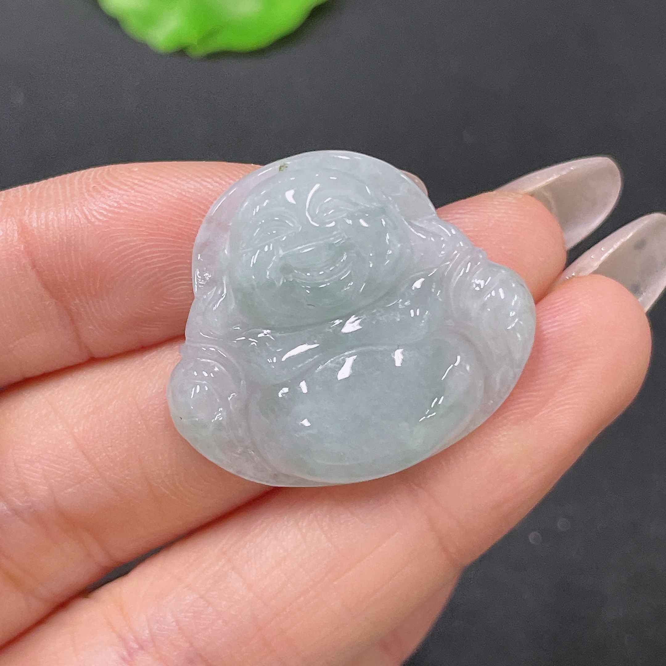 F35138829 Jadeite Pendant Buddha Total Weight Approx. 6.56g