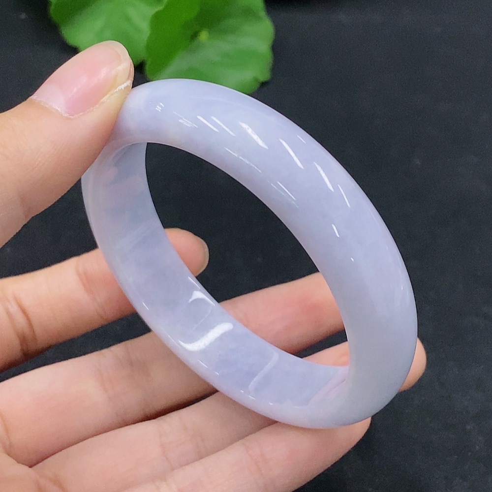 F31684010 Jadeite Round Bangle Size 51.6 Total Weight Approx. 43.48g