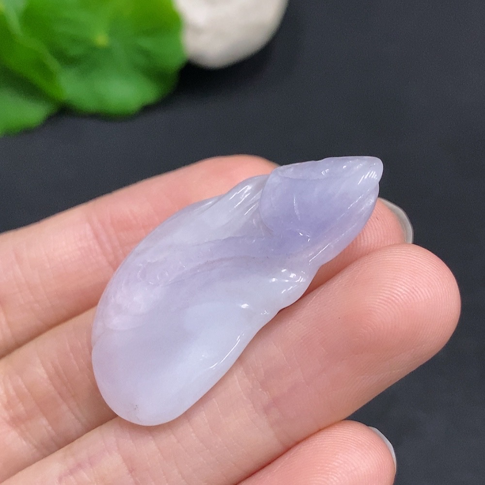 F33908130 Jadeite Blossom of Wealth and Honor Pendant Total Weight Approximately 9g