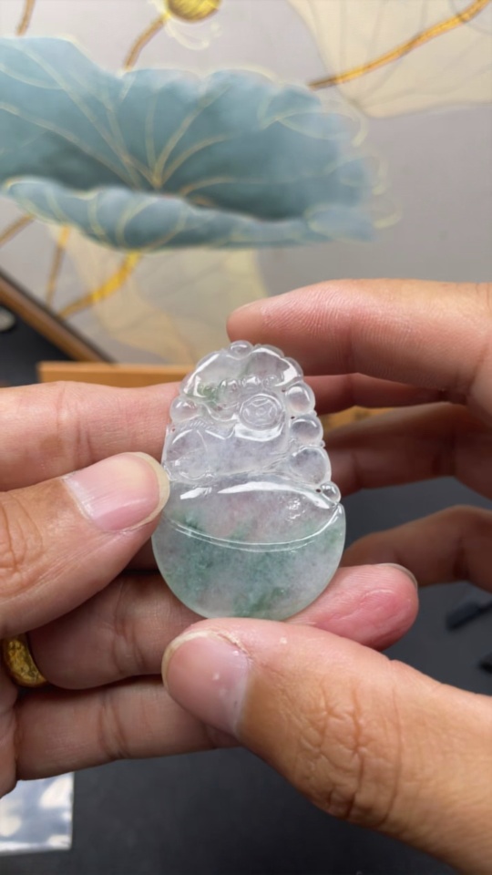F28284253 Jadeite Pendant Total Weight Approx.14.6g