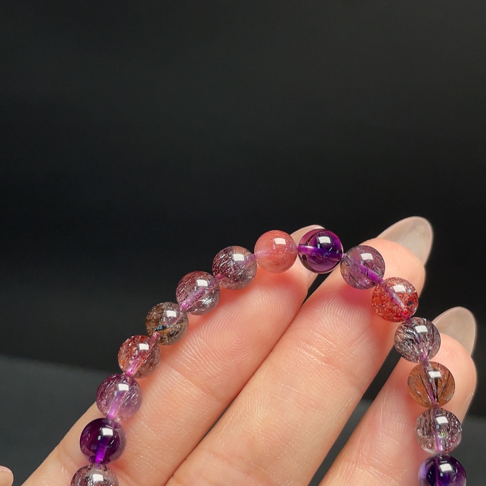 C34009593 Crystal Bracelet Total Weight About 10.21g Size About 6.4mm