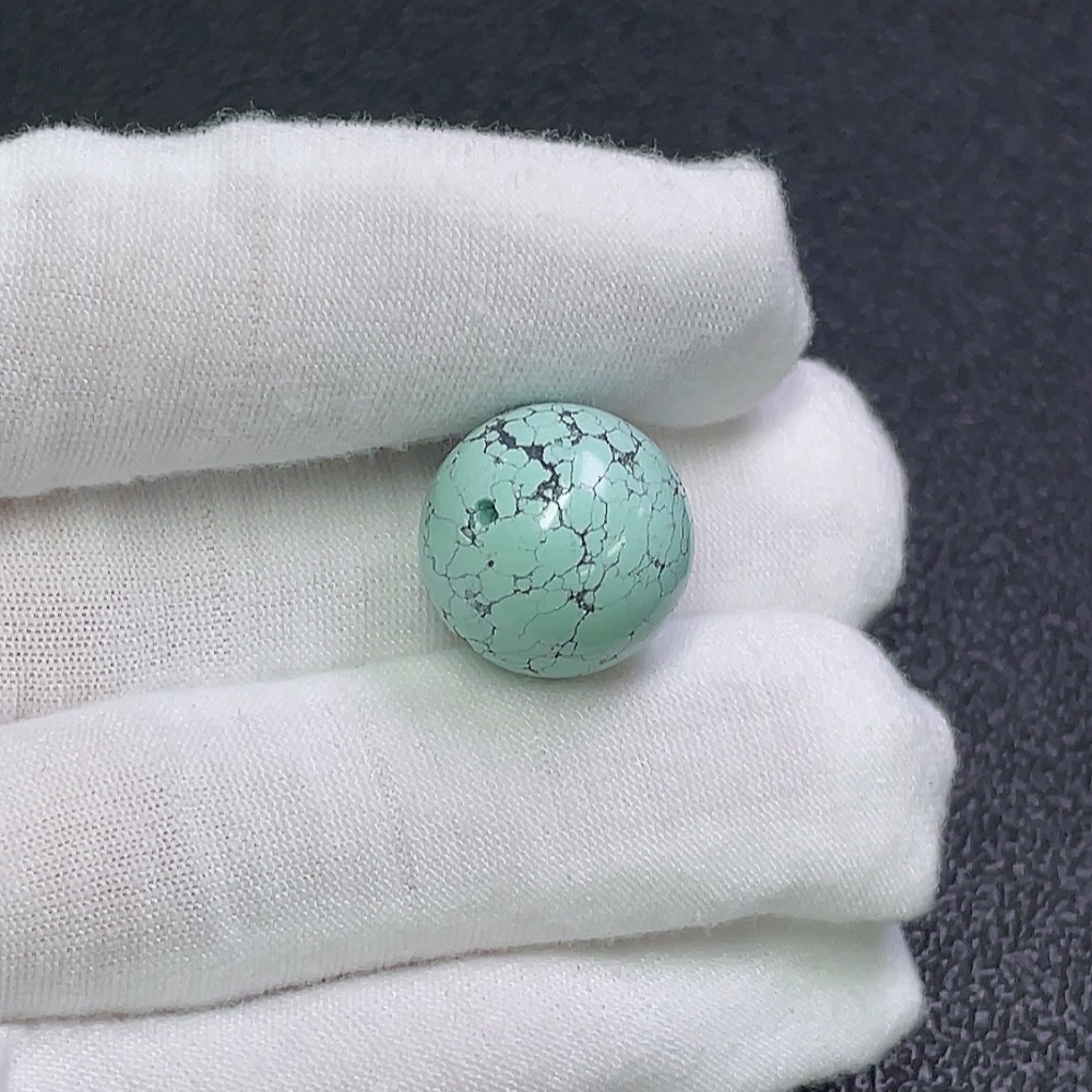 C31619254 Turquoise Jewelry with Other Mineral Components, Total Weight Approx. 5.21g, Size About 16mm