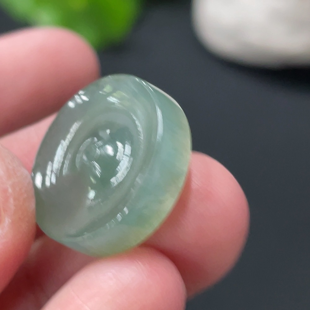 F26974987 Jadeite Peace Pendant, Total Weight Approx. 2.77g