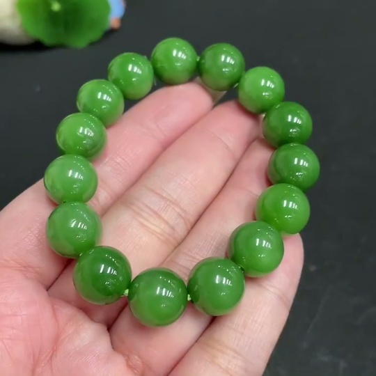 H28243267 Hetian Jade Bracelet Size 11.6mm Approx. Total Weight About 40.7g